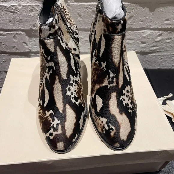 NEW Loeffler Randall Calf Hair Ankle Boots 8 - Picture 8 of 16